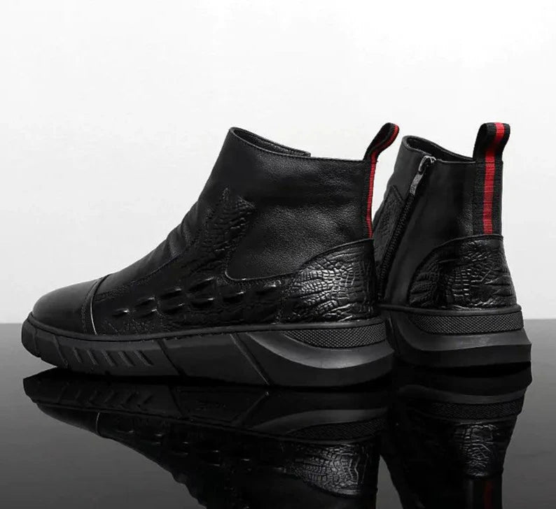 Thick-soled Men Work Boots Shoes - Jimi Brothers
