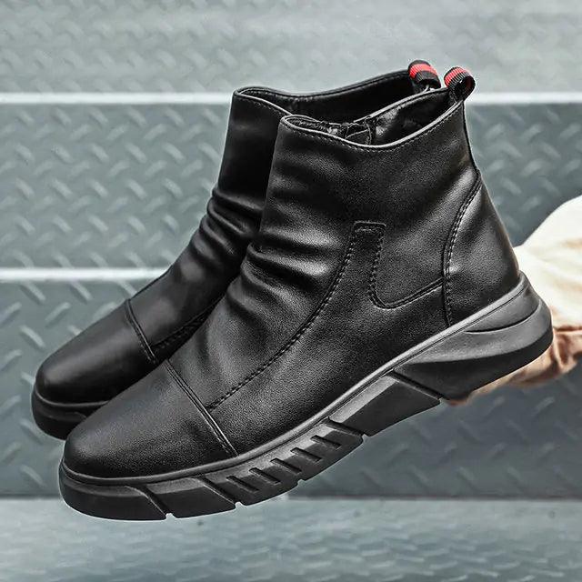 Thick-soled Men Work Boots Shoes - Jimi Brothers