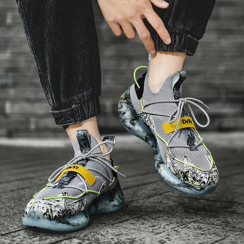 Vintage Graffiti Sneakers - Jimi Brothers