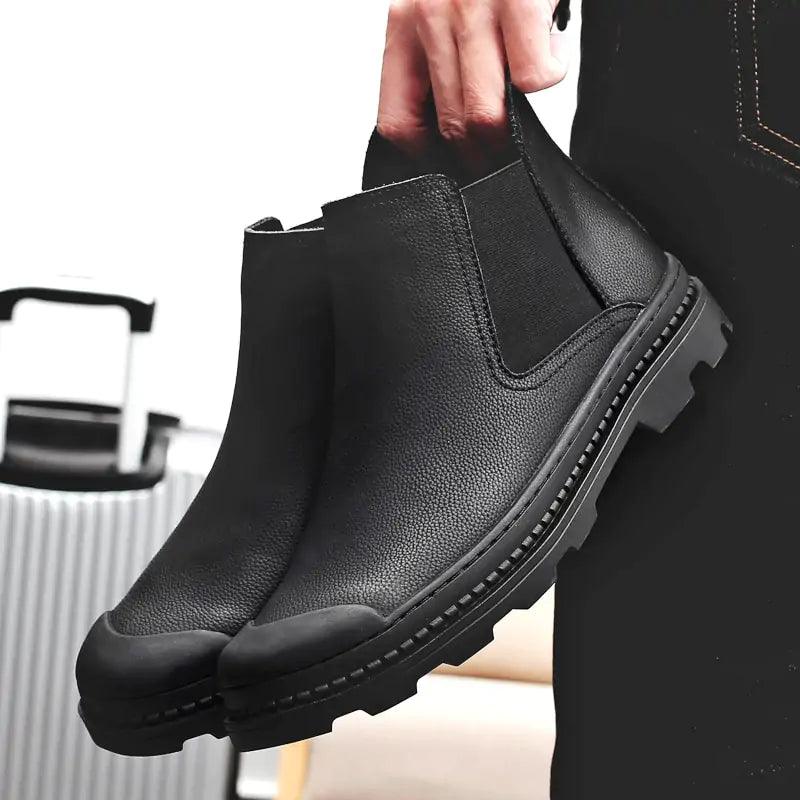 Warm Male Leather Shoes - Jimi Brothers