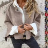 Women&#39;s Batwing Sleeve Cardigan Autumn And Winter Loose Short Cashmere Long Sleeve Coat