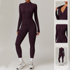 Women&#39;s Warm Zipper Long-sleeved Jumpsuit