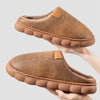 Men&#39;s Home Slippers Winter Warm Fleece Shoes Indoor Bedroom Floor Plush Slippers For Women Couple