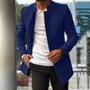 Men&#39;s Slim Coat Fashion Single-breasted Solid Color Business Jackets Fall And Winter Tops Outwear Clothing