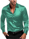 Men&#39;s British Style Shirt Long Sleeve