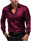 Men&#39;s British Style Shirt Long Sleeve