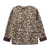 Women&#39;s Winter Leopard Print Casual Loose Jacket