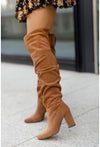 Fall Winter Fashion High Heel Pointed Toe Suede Women&#39;s Over-the-knee Boots