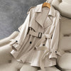 Women trench coat British style