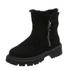 Snow Boots Women&#39;s Trendy Winter New Short Suede Fur Integrated