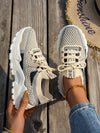 Fly - Women&#39;s Breathable Lace-up Sneakers