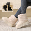 Warm and Mid-tube Thick-soled Plush Snow Boots Winter For Women