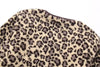 Women&#39;s Winter Leopard Print Casual Loose Jacket