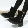 Snow Boots Women&#39;s Trendy Winter New Short Suede Fur Integrated