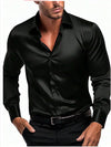 Men&#39;s British Style Shirt Long Sleeve