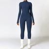 Women&#39;s Warm Zipper Long-sleeved Jumpsuit