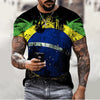 Summer Brazil Men&#39;s Shirt