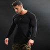 Men&#39;s Slim Fit Long Sleeve T-Shirts for Spring/Summer