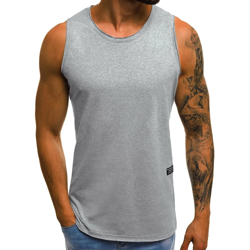 Men's Summer Casual Slim Sleeveless Shirt