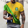 Summer Brazil Men&#39;s Shirt