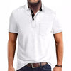 Summer Men&#39;s Clothing Short Sleeve Lapel T-shirt