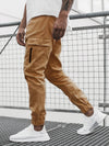 Men&#39;s Side Zipper Pocket Decoration Casual Long Pants