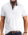 Summer Men&#39;s Clothing Short Sleeve Lapel T-shirt