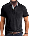 Summer Men&#39;s Clothing Short Sleeve Lapel T-shirt