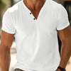 Men&#39;s Solid Color Casual Sports Short Sleeve T-shirt