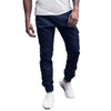 Men&#39;s Side Zipper Pocket Decoration Casual Long Pants