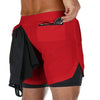 Men&#39;s Gym Fitness Running Shorts 2-in-1