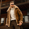 Winter warm Jacket Mens Fur Collar Coats