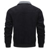 Winter Lapel Fleece Jacket With Pockets Warm Thicken Cotton Coat Men&#39;s Clothing