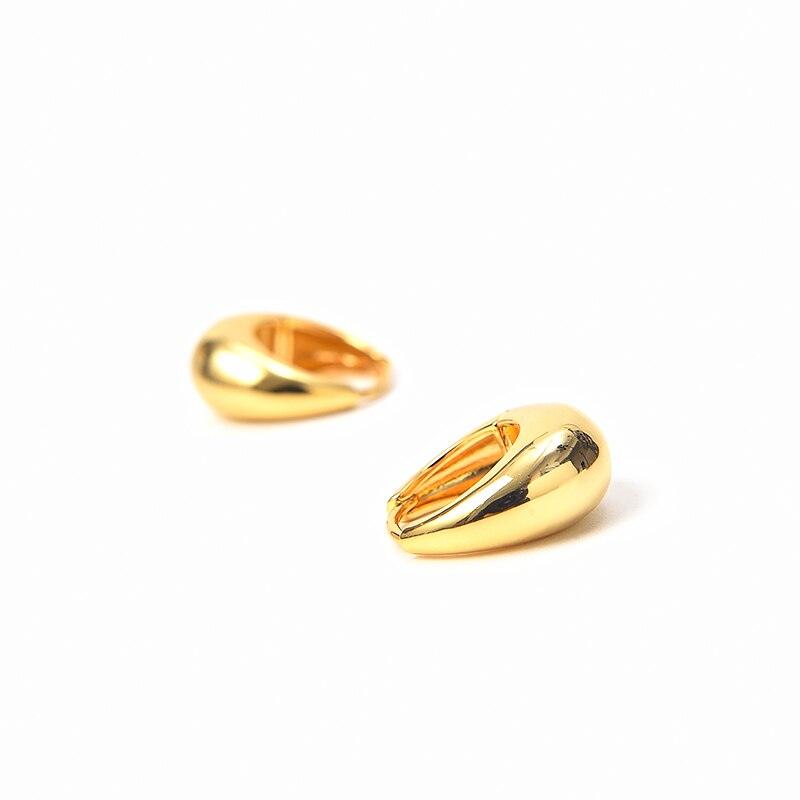 Angela - gold-plated brass earrings 18K - Jimi Brothers 