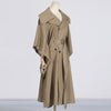 Cape Trench Coat For Women Fall Long