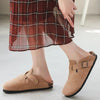 Baotou Women Closed Toe Cork Slippers - Jimi Brothers 