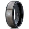 Black - Simple Men Rings - Jimi Brothers 