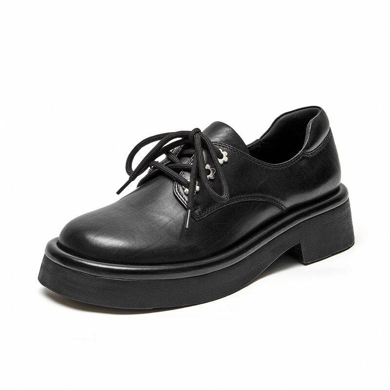 Cassie - Derby Shoes for Women with Flower Eyelets - Jimi Brothers 