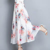 Chiffon skirt women summer new floral midi skirt