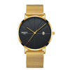 Couple mesh belt casual quartz watch