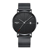 Couple mesh belt casual quartz watch