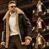 Winter warm Jacket Mens Fur Collar Coats