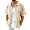 Short-sleeved hollow cardigan,