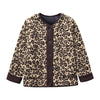 Women&#39;s Winter Leopard Print Casual Loose Jacket