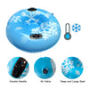 Inflatable Ski Ring PVC Sledding Tube Thicken Snow Tubing Winter Snow Tube with Handle