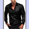 Men&#39;s British Style Shirt Long Sleeve