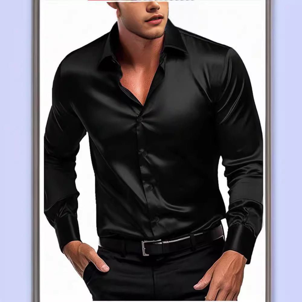 Men's British Style Shirt Long Sleeve