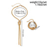 Estelle - Jewelry set in a long smooth twisted chain - Jimi Brothers 
