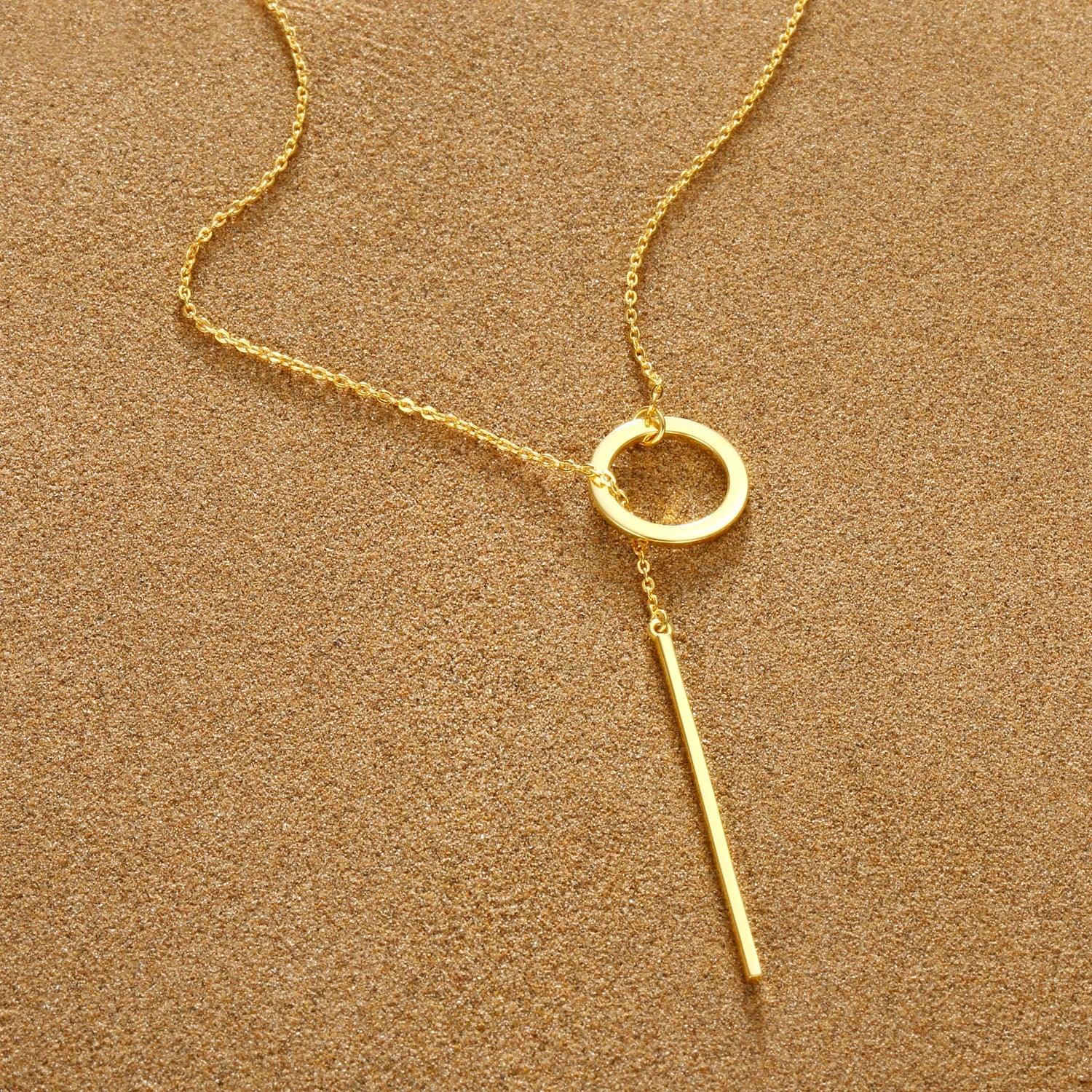 Estrella - Round Stick Pendant Necklace - Jimi Brothers 