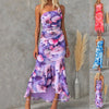Fleur - Flowers Print One-shoulder Dress Summer